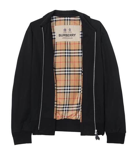 burberry harrington jacket black|burberry soho heritage harrington jacket.